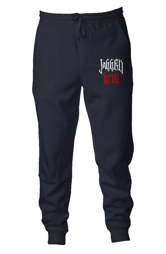 Navy Red Joggers