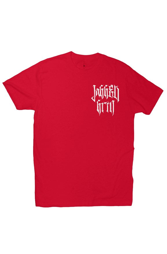 Death Grins At Us All Red