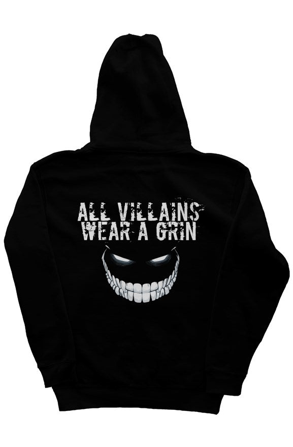 All Villains Wear A Grin Black Hoodie