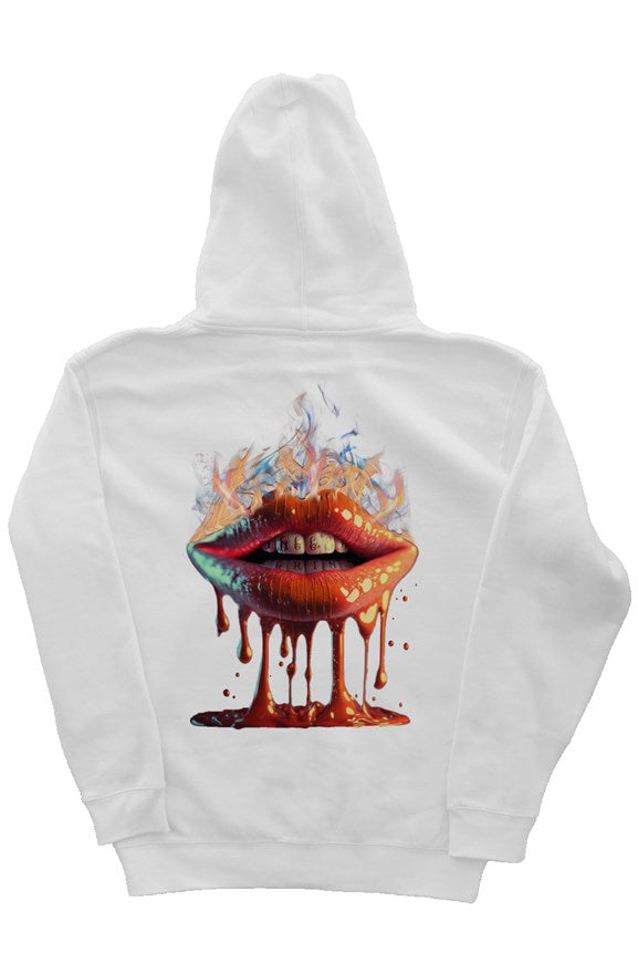 Burning Passion White Hoodie