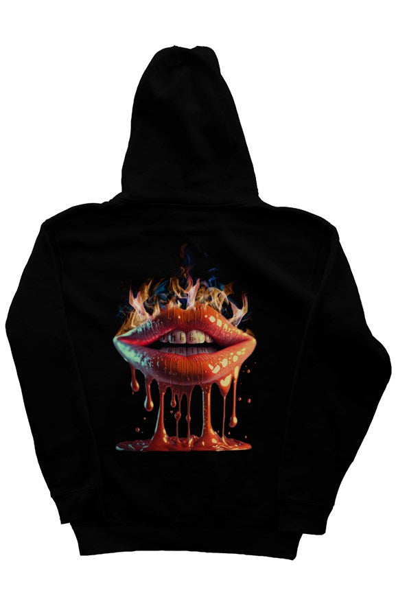 Burning Passion Black Hoodie