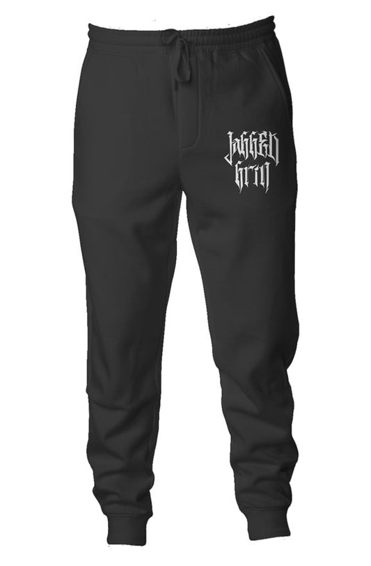 Black White Joggers