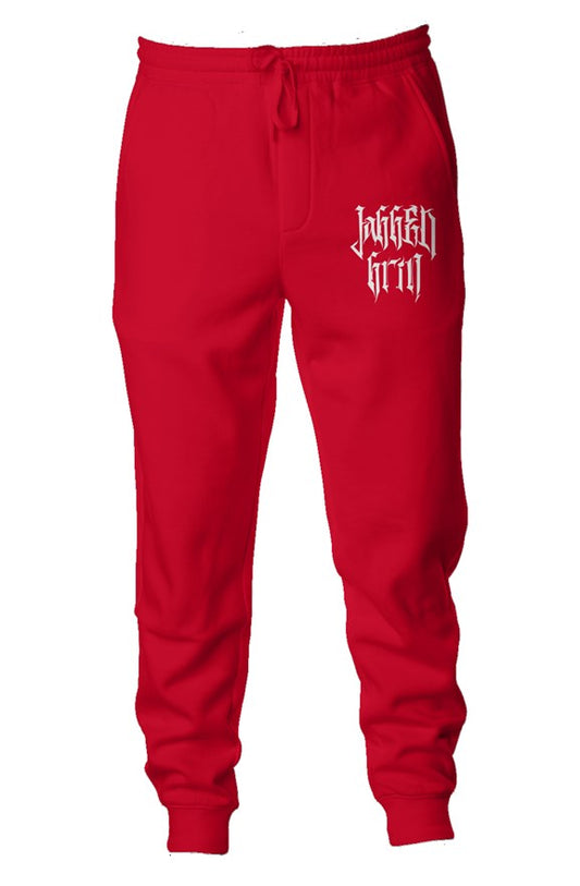 Red White Joggers