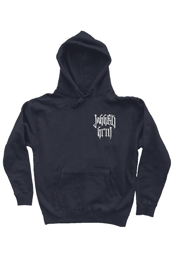 All Villains Wear A Grin Classic Navy Hoodie
