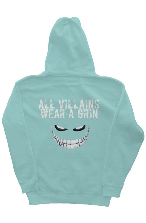 All Villains Wear A Grin Mint Hoodie