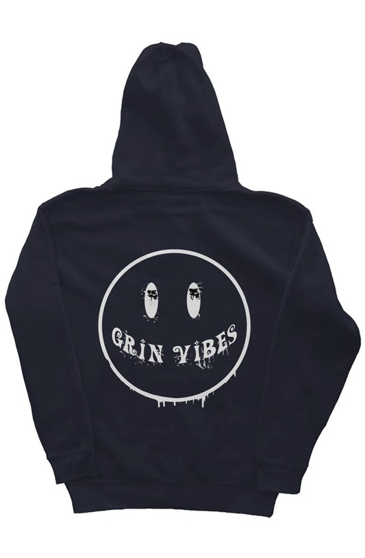 Grin Vibes Classic Navy Hoodie